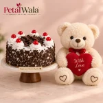 Cake + Teddy - PetalWala