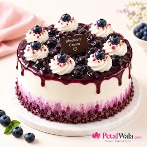 Blueberry Cream Cake