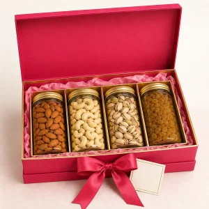 Healthy Dry Fruits Gift Hamper – 4 Jars