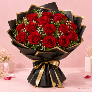 Mixed Gerbera Luxury Box Arrangement - PetalWala