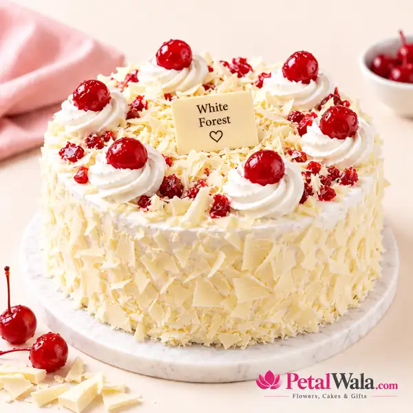 White Forest Cake