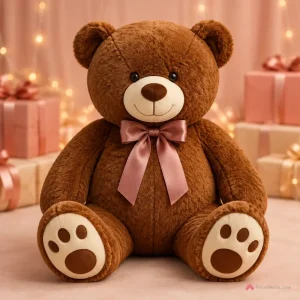 Big Brown Teddy Bear – 24 Inch Soft Plush Toy - PetalWala