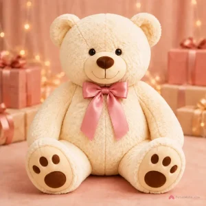 Big Cream Teddy Bear – 24 Inch - PetalWala