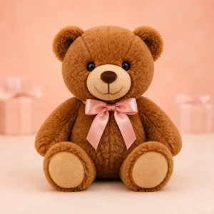 Cute Brown Teddy Bear – 10 Inch Soft Plush Toy