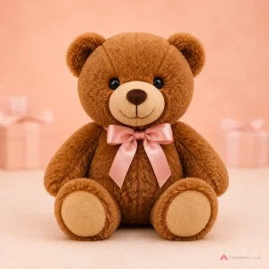 Cute Brown Teddy Bear – 10 Inch Soft Plush Toy - PetalWala