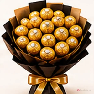 Ferrero Rocher Bouquet – 24 Pieces - PetalWala