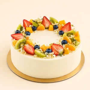 Fresh Fruit Celebration Cake