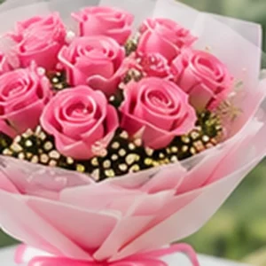 Blush Pink Roses Premium Bouquet