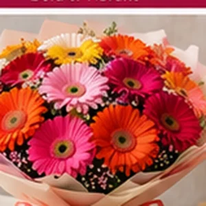 Large Mixed Gerbera Bouquet