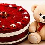 Cake + Teddy - PetalWala