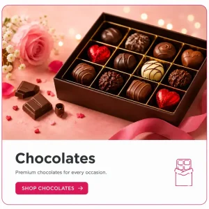 Assorted chocolate gift box — shop Chocolates at PetalWala