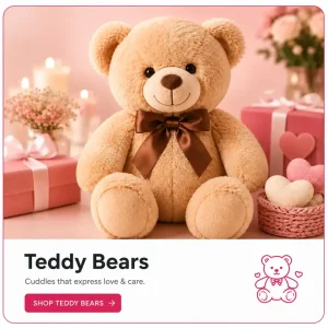 Cute teddy bear gift — shop Teddy Bears at PetalWala